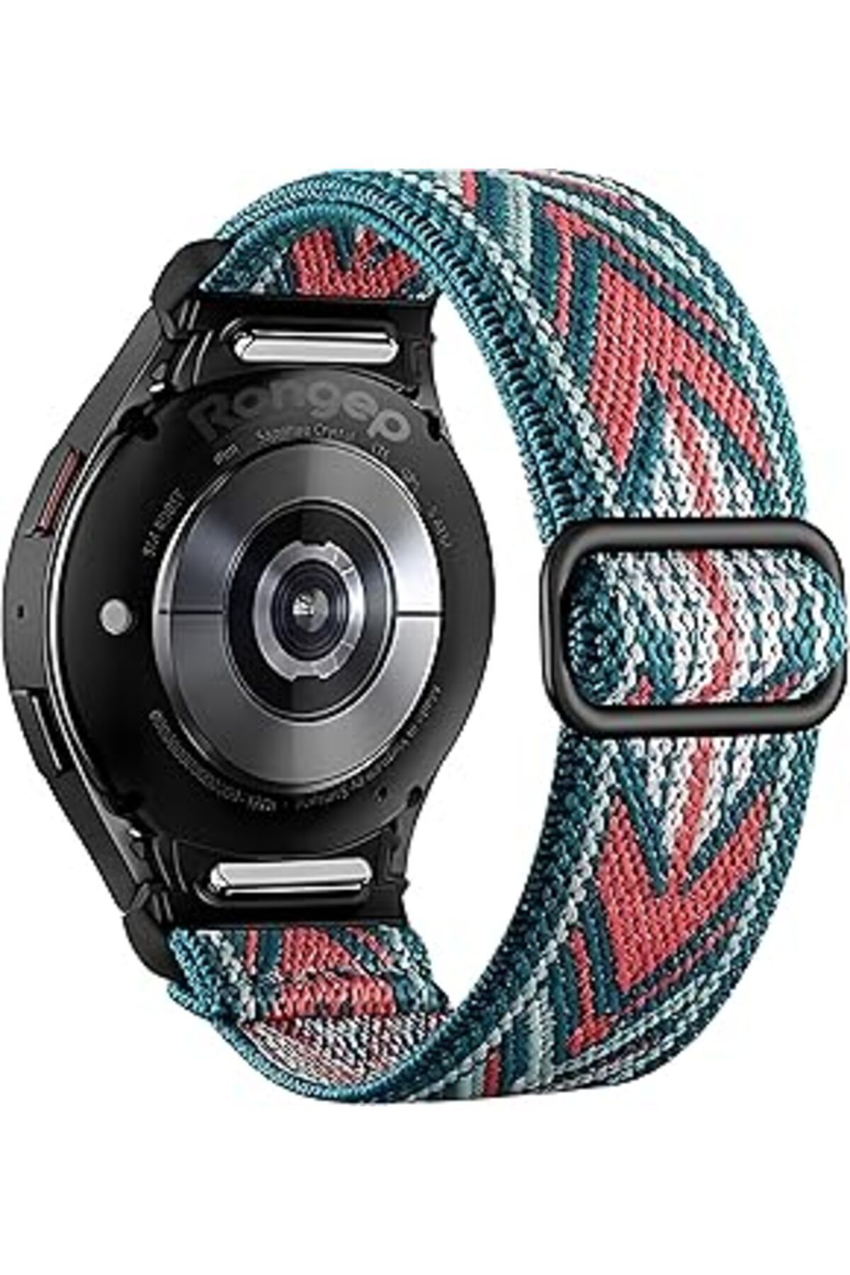 Qedii Rongep One-click Elastik Bohem Serisi 20mm Kordon Samsung Ile Uyumlu Galaxy Watch 7/6/5/4/fe Serisi