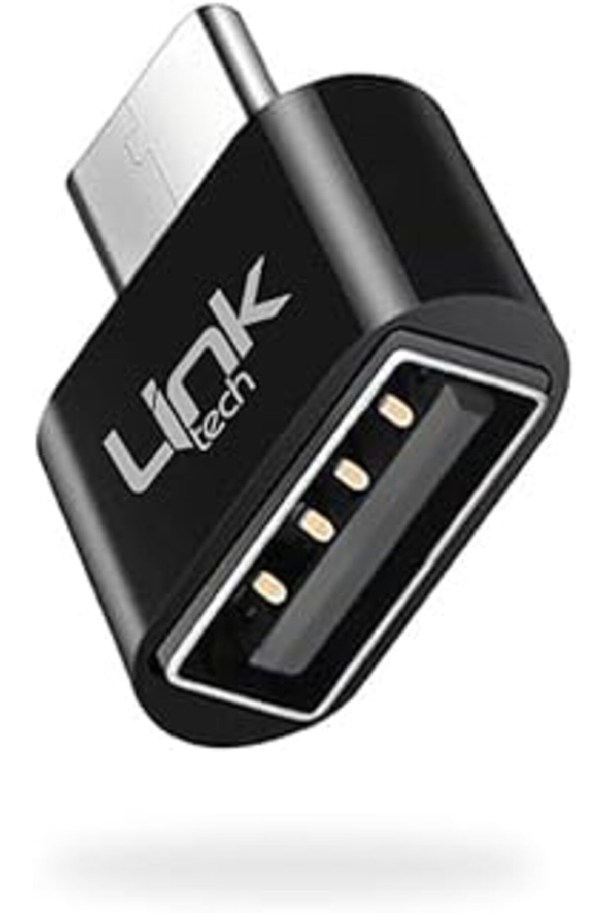 ASİTAN Linktech O192 Usb - Type-C Dönüştürücü Otg Metal Adaptör Siyah