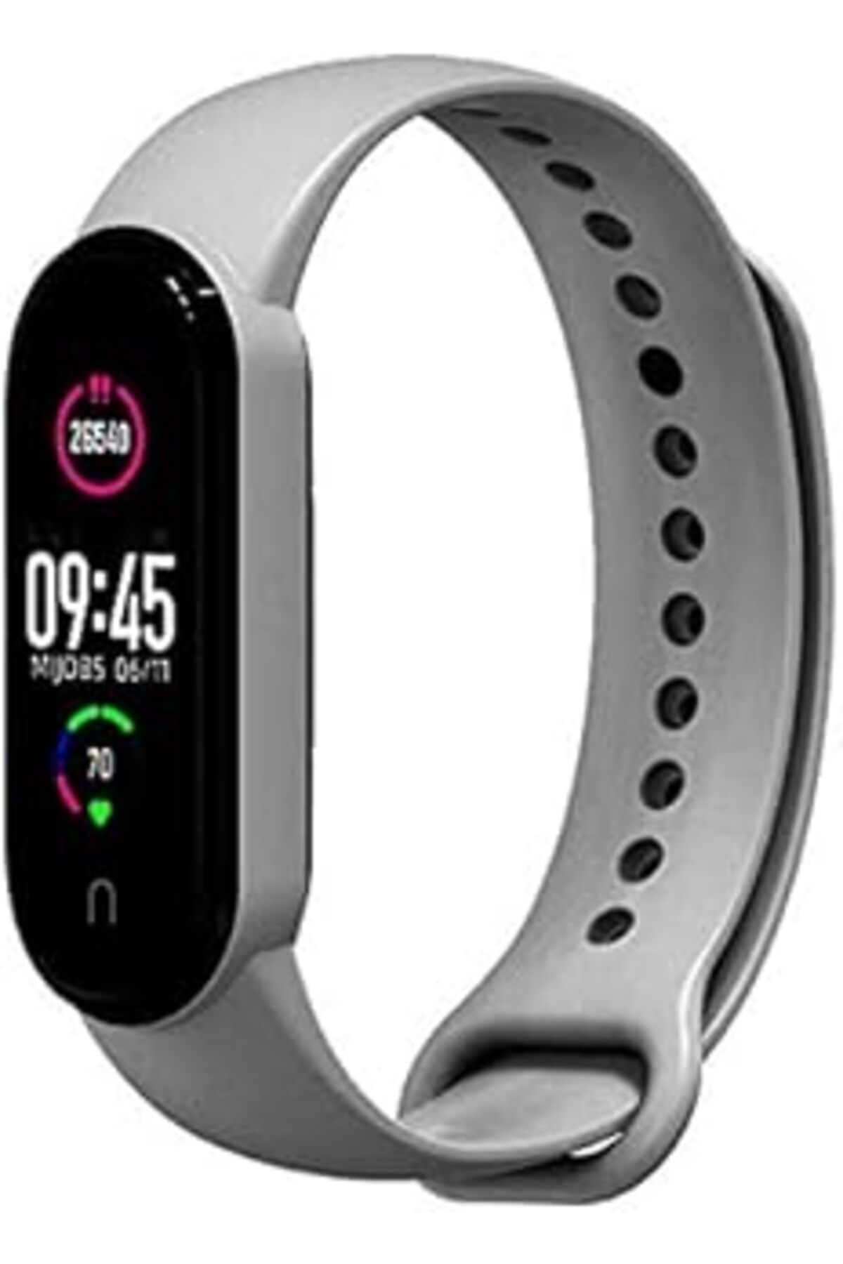 Pazarcan Ehr. Mi Band 3/4 / 5/6 / 7 Uyumlu Klasik Silikon Kordon