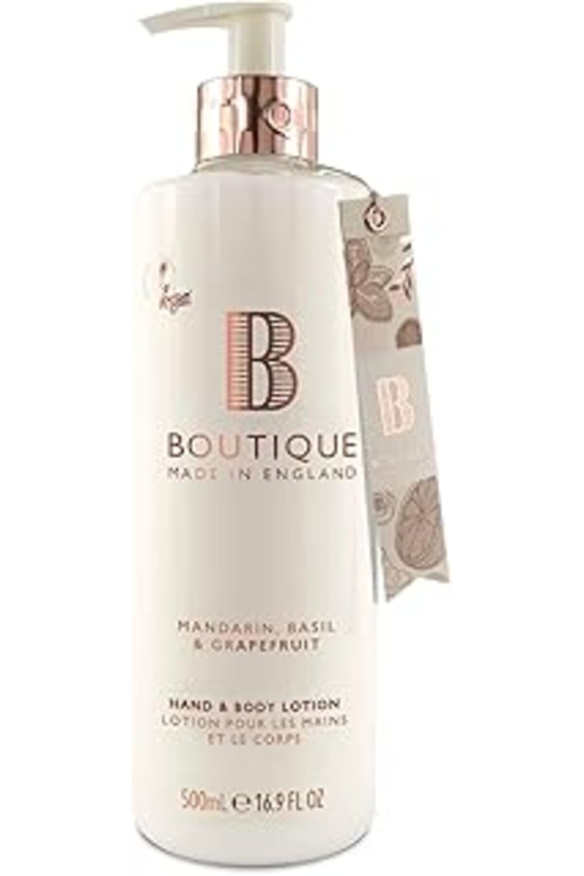 Pazarcan Boutique Bl Mandarin, Basil & Grapefruit El Ve Vücut Losyonu 500 Ml