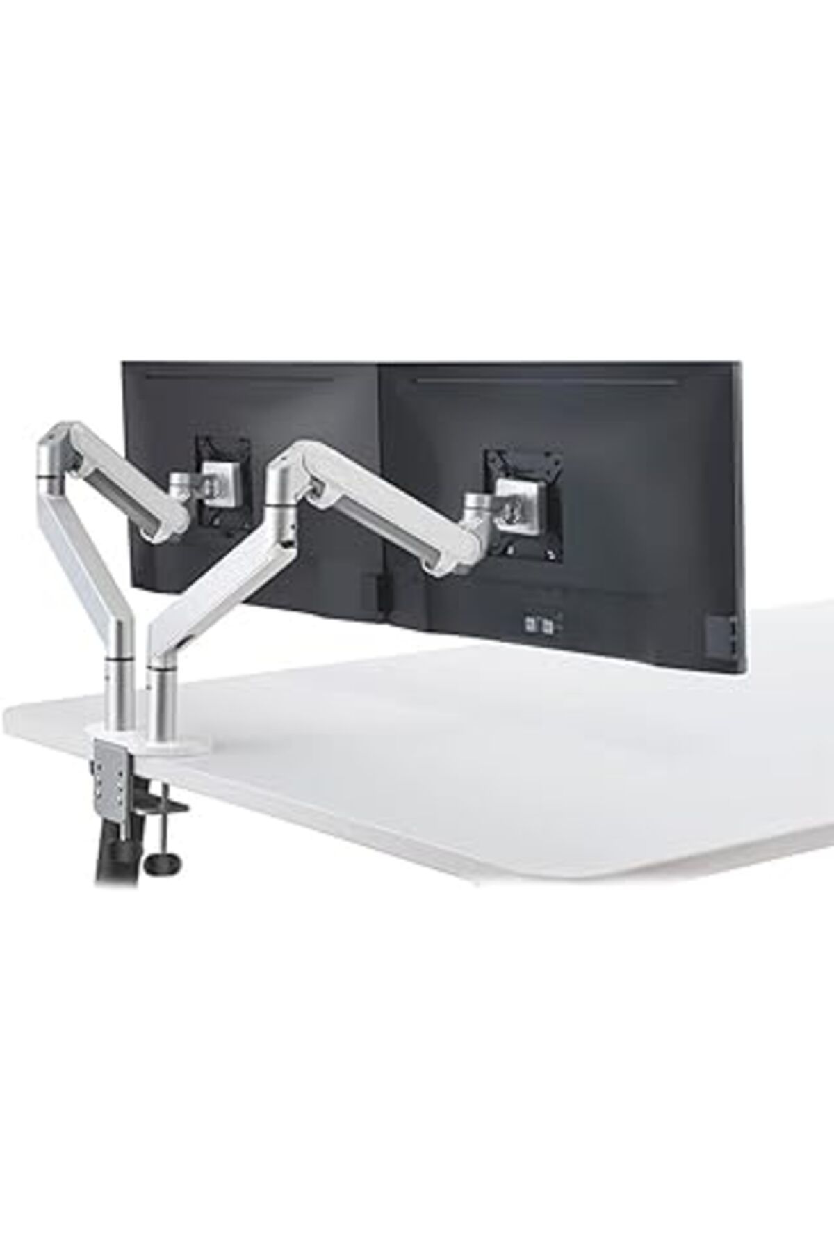 Pazarcan Npo Std7080S 10"-27" Alüminyum Amortisörlü Vesa Monitör Tutucu Çift Kol