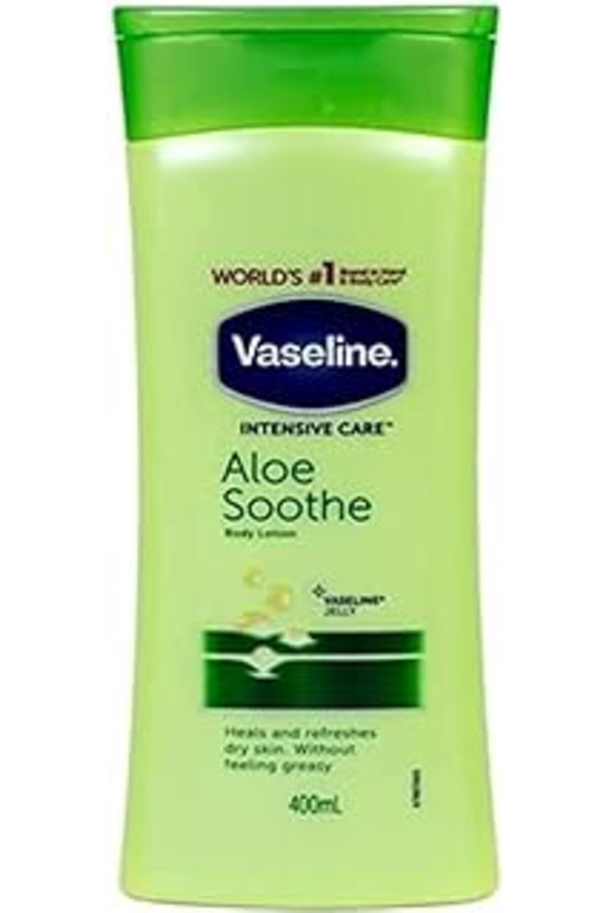 ASİTAN Vaseline Vazelin Yoğun Bakım Aloe Yassı Vücut Losyonu, 400Ml