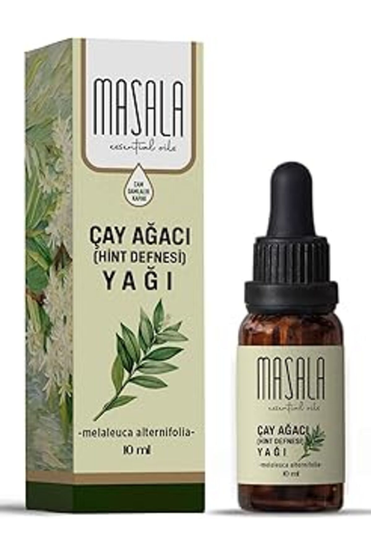 ASİTAN Masala Saf Çay Ağacı (Hint Defnesi) Yağı 10 Ml. (Tea Tree Oil)