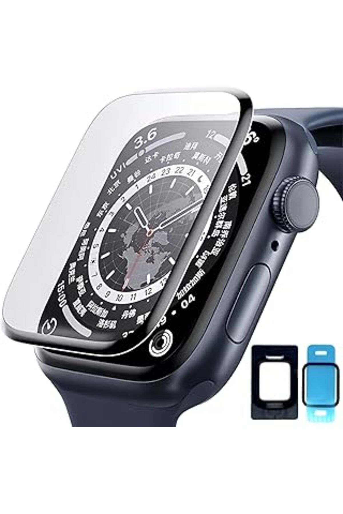 Pazarcan Newpole [Seri 3 2 1 42Mm Takma Aparatlı] Watch Ekran Koruyucu Watch 3 2 1 42Mm Ekran Koruyucu Kırıl