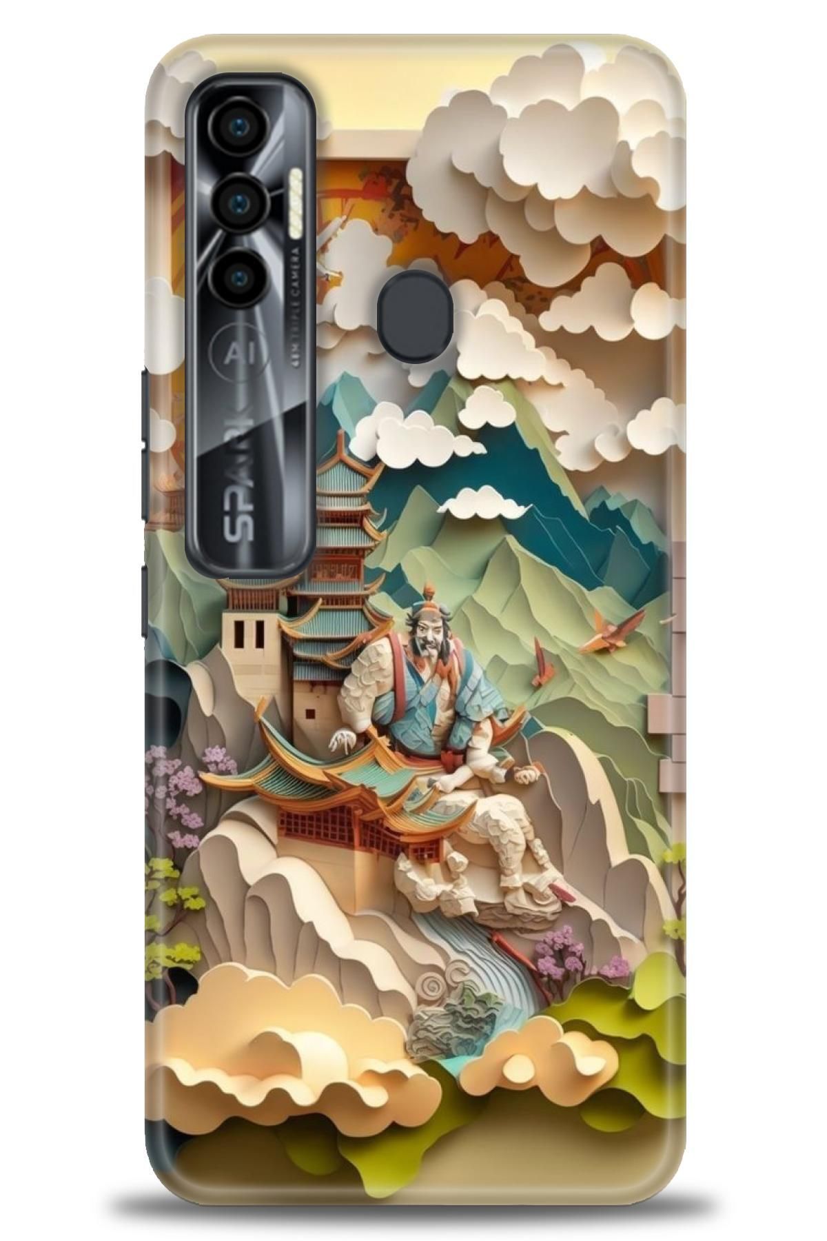TECNO Spark 7 Pro İle Uyumlu HD Baskılı Kılıf - Karışık Seri - 848