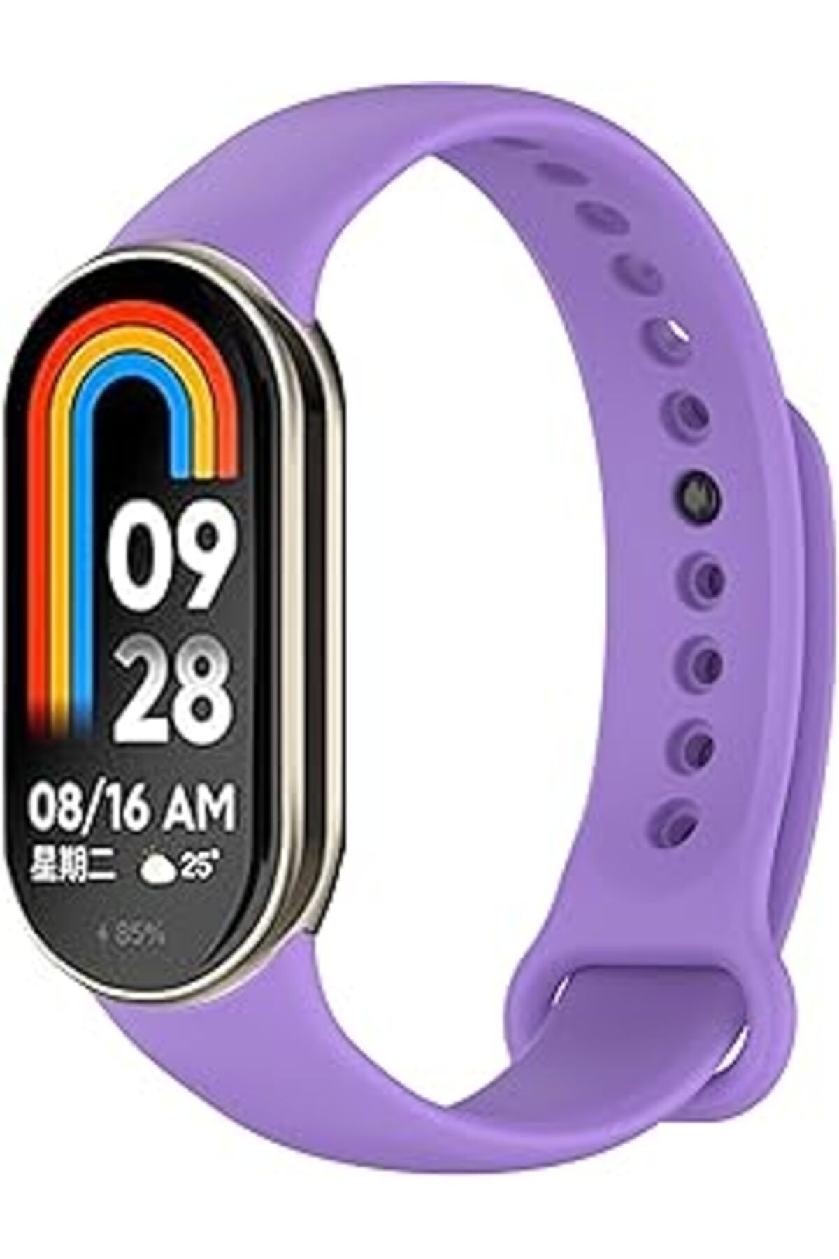 Qedii Fyiswho Smart Band 8 Silikon Bileklik, Spor Kol Saati Kayışı, Mi Band 8 Yedek Kayış
