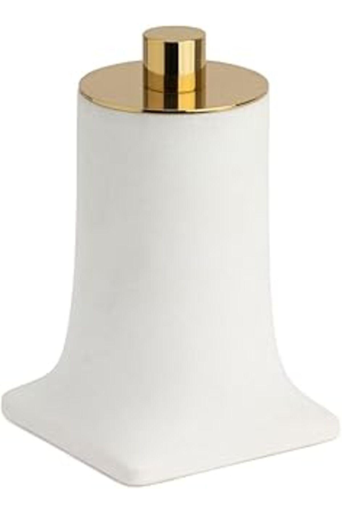 ASİTAN System Tezgah Üstü Pamukluk Beyaz-Gold Renk 145X91X91 Mm Beyaz Tek Ebat Ba2007 024 R1-Gl