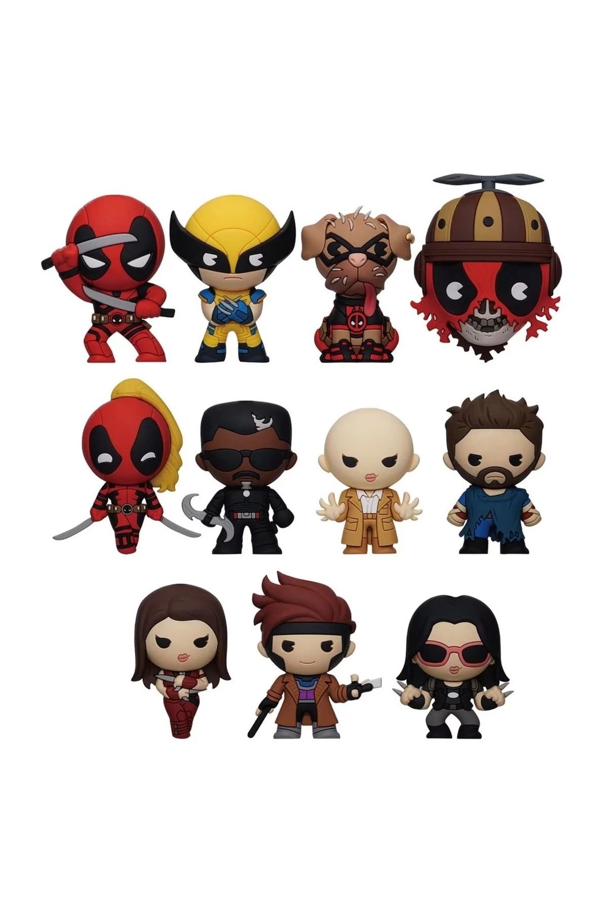 Vinius Çantana veya Kalemliğine Anahtarlığına Takılabilir Deadpool Klipsli Figür Oyuncak