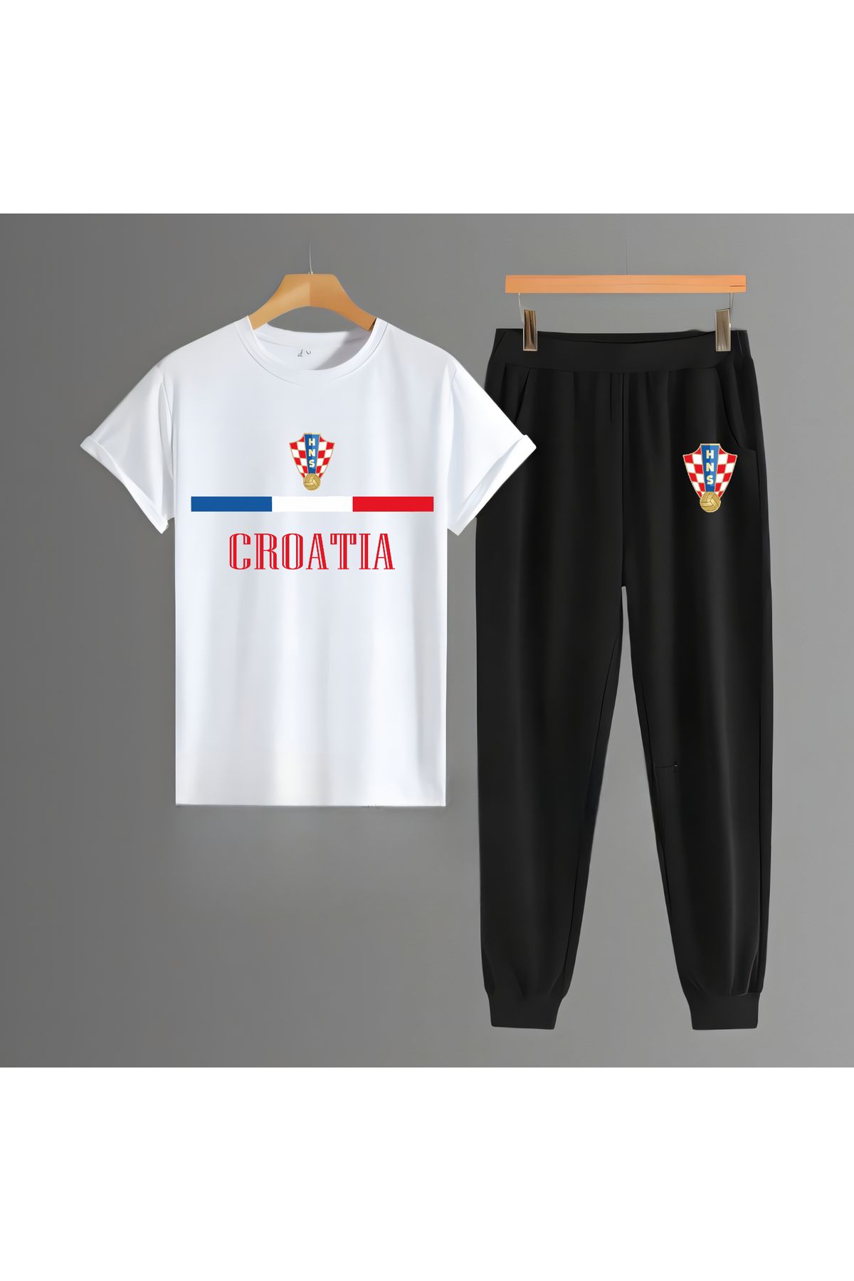Biy Store Hırvatistan milli takım forma unisex tişört kısa kollu t-shirt eşofman takımı
