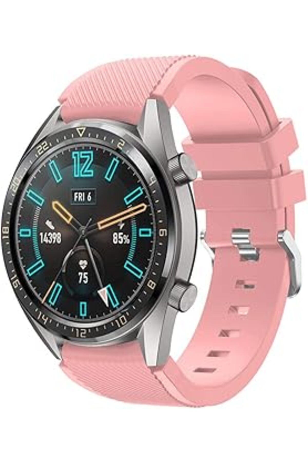 Pazarcan Huawei Watch Gt2 Classic İle Uyumlu Frontier Silikon Kayış Kordon
