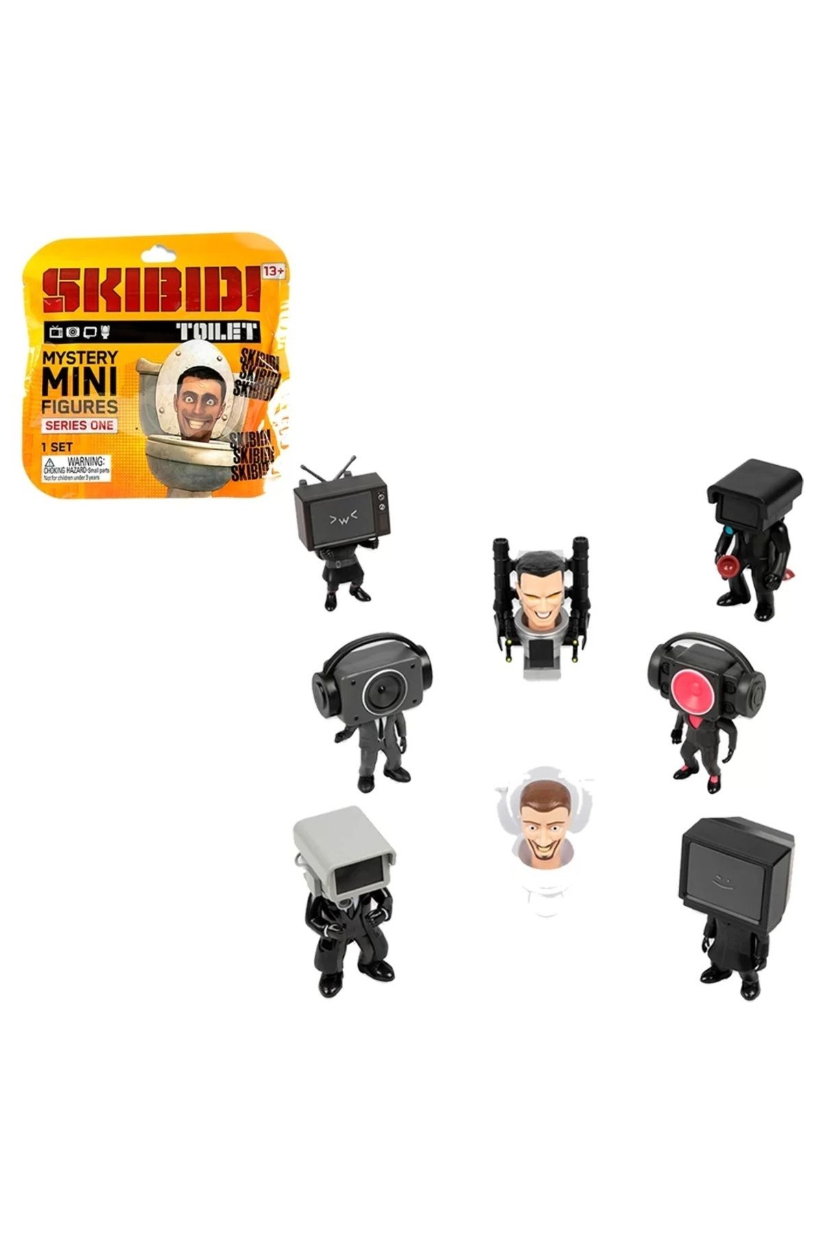 Vinius Çocuklar ve Yetişkinler İçin Skibidi Toilet Mini Süprise Oyuncak