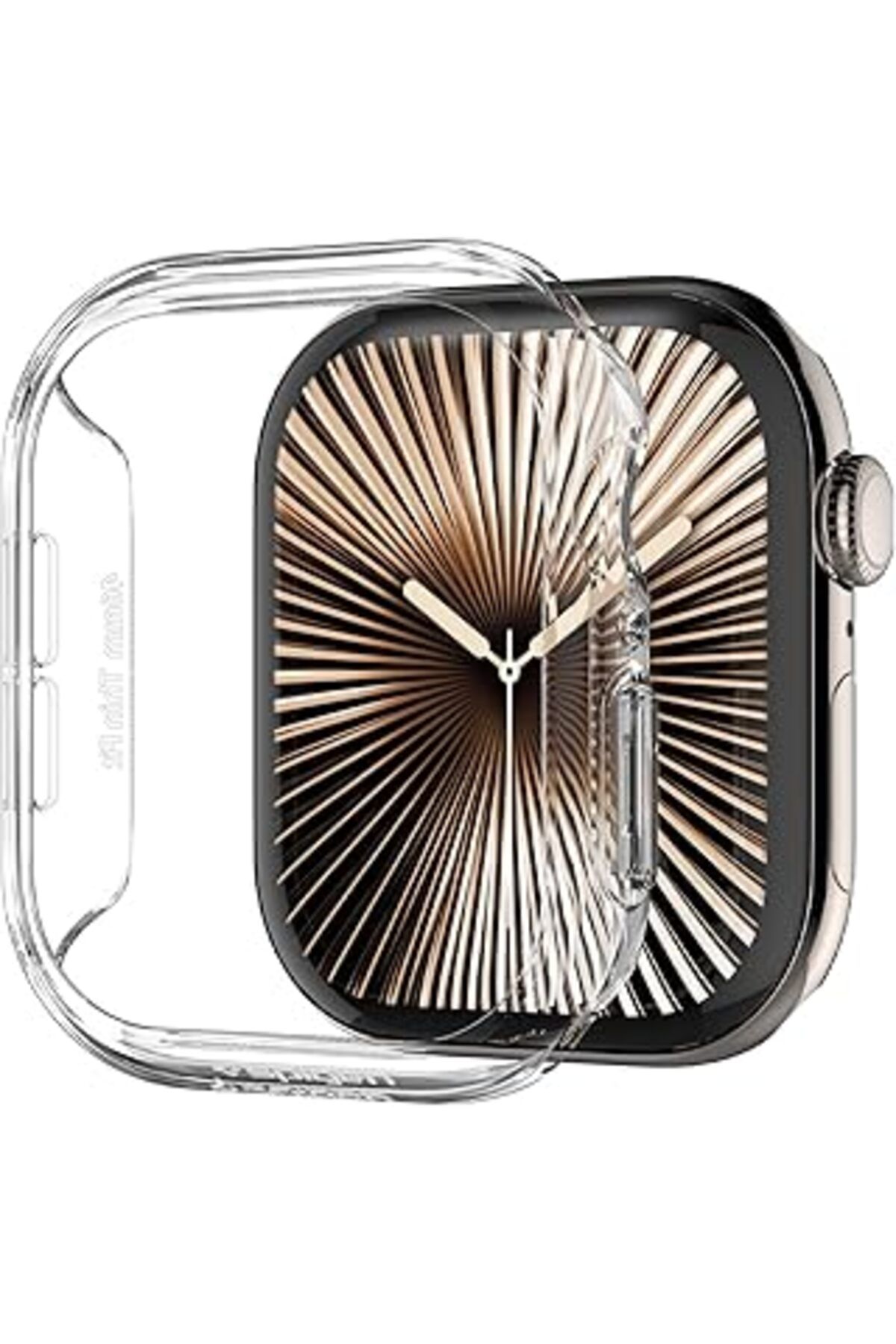 Pazarcan Watch 46Mm Seri 10 Kılıf Thin Fit Crystal Clear - Acs08602