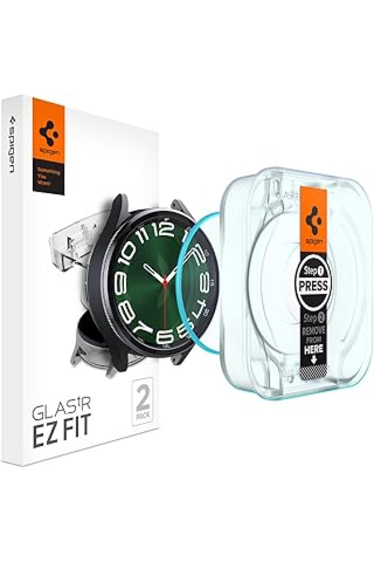 Pazarcan Galaxy Watch 6 (47Mm) Cam Ekran Koruyucu Kolay Kurulum Glas.Tr Ez Fit Slim Hd (2 Adet) - Agl07066