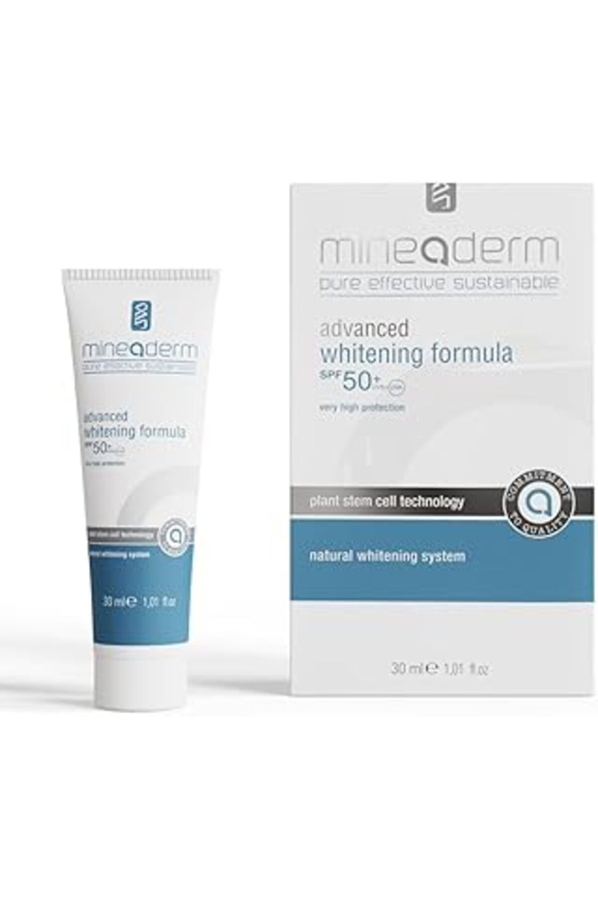 NETWORK ART Mineaderm Cilt Renk Düzenleyici Bakım Kremi Spf 50+ Advanced Whitening Formula 30 Ml