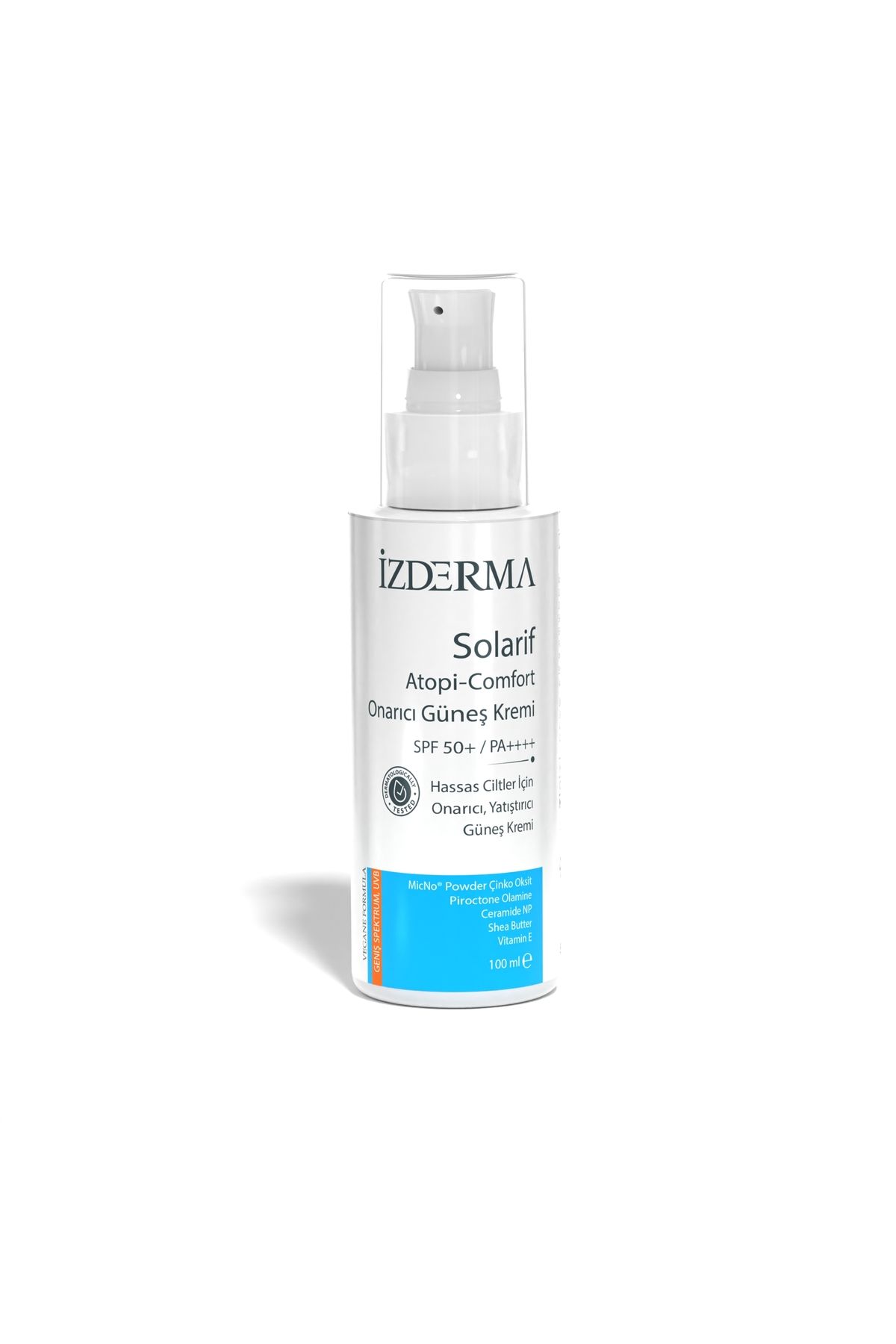 izderma Solarif Atopi-Comfort Onarıcı Güneş Kremi 50 SPF