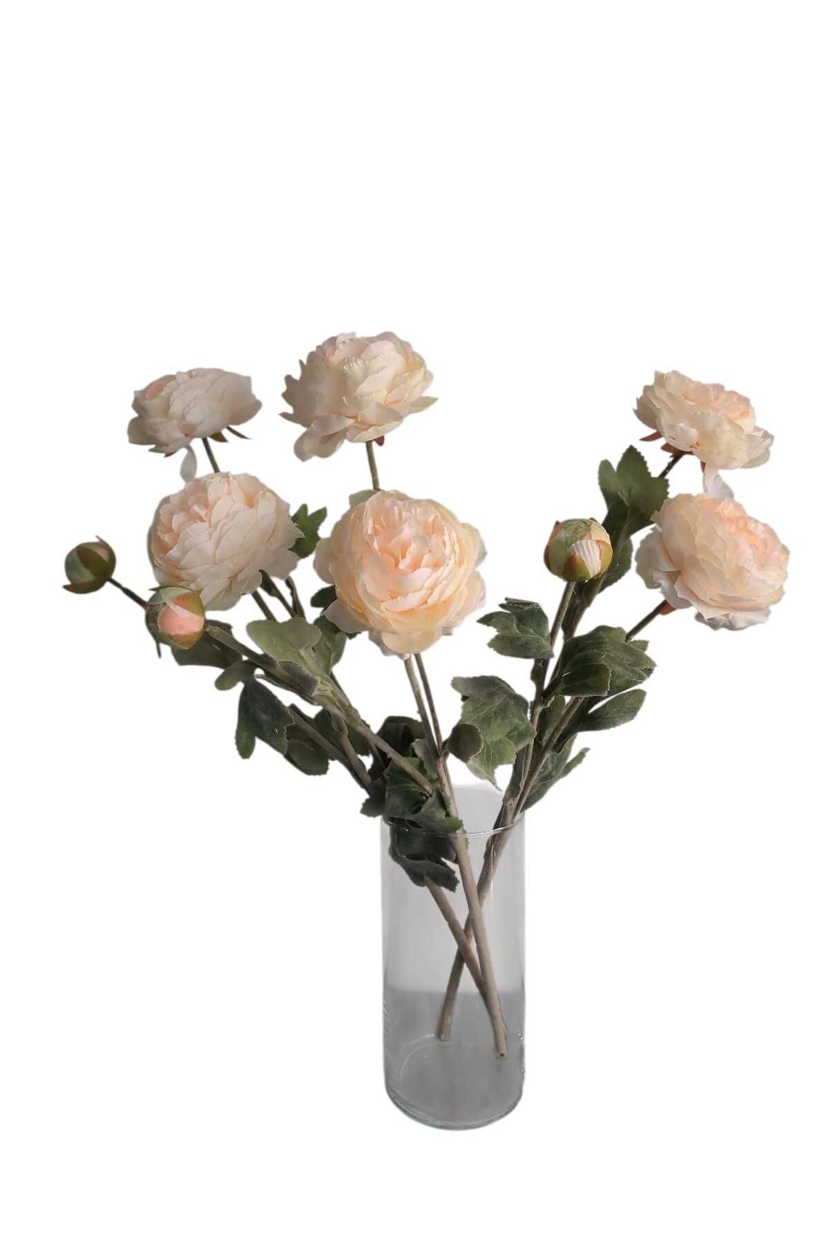 MAKİ DEKOR YAPAY ÇİÇEK ŞAKAYIK DAL PASTEL 3 DALLI 50 CM