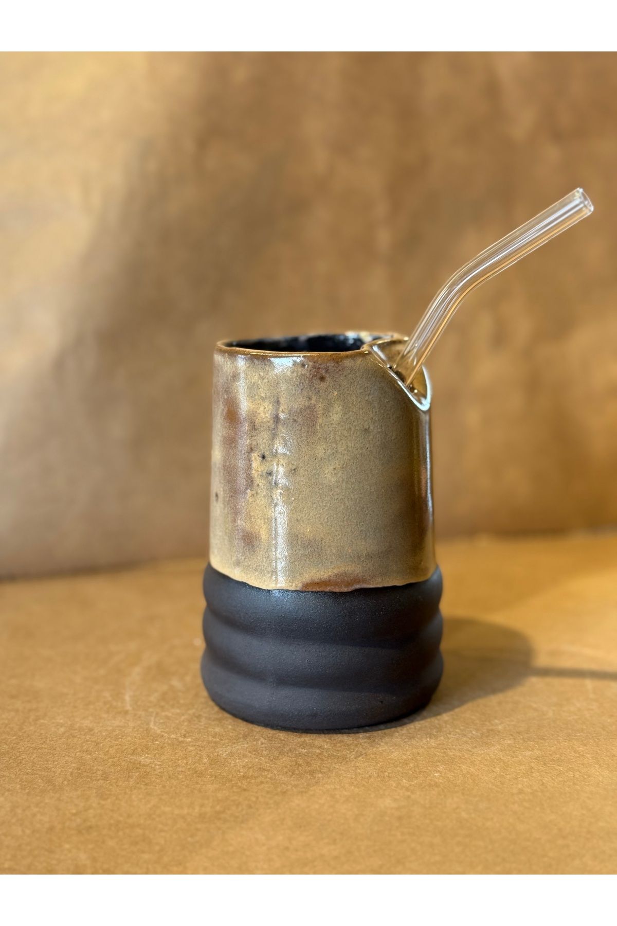 Kos art Studio Stoneware Pipetli Bardak