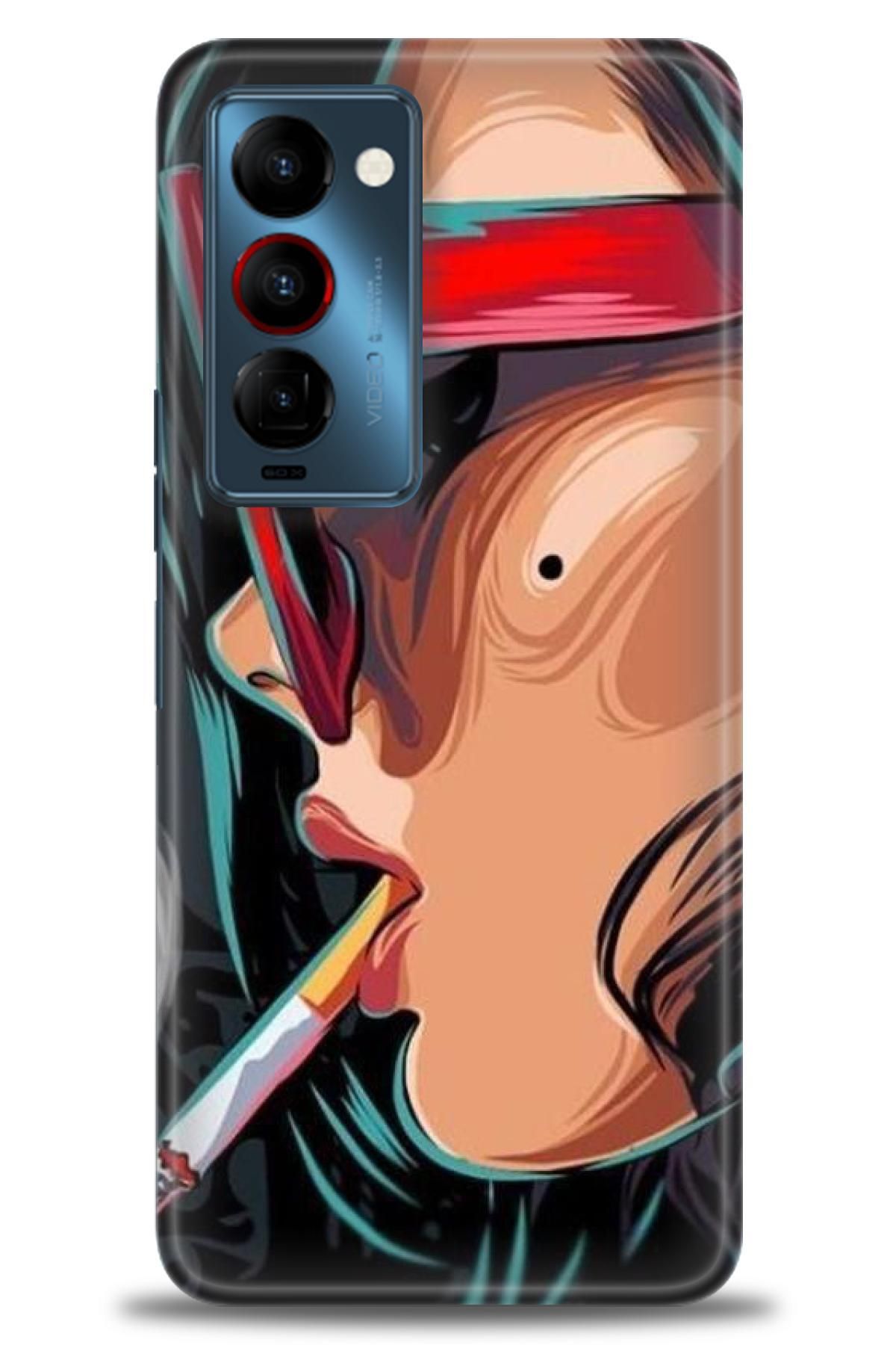TECNO Camon 18 Premier (CH9n) Premier İle Uyumlu HD Baskılı Kılıf - Karışık Seri - 240