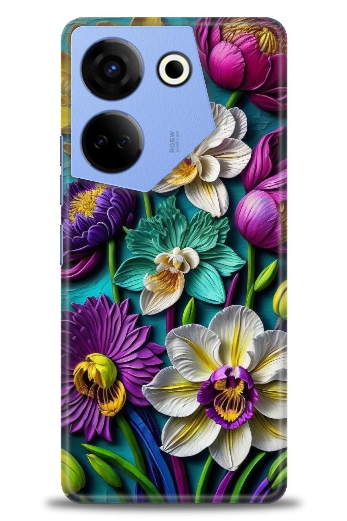 TECNO Camon 20 Pro 5G (CK8n) İle Uyumlu HD Baskılı Kılıf - Karışık Seri - 420