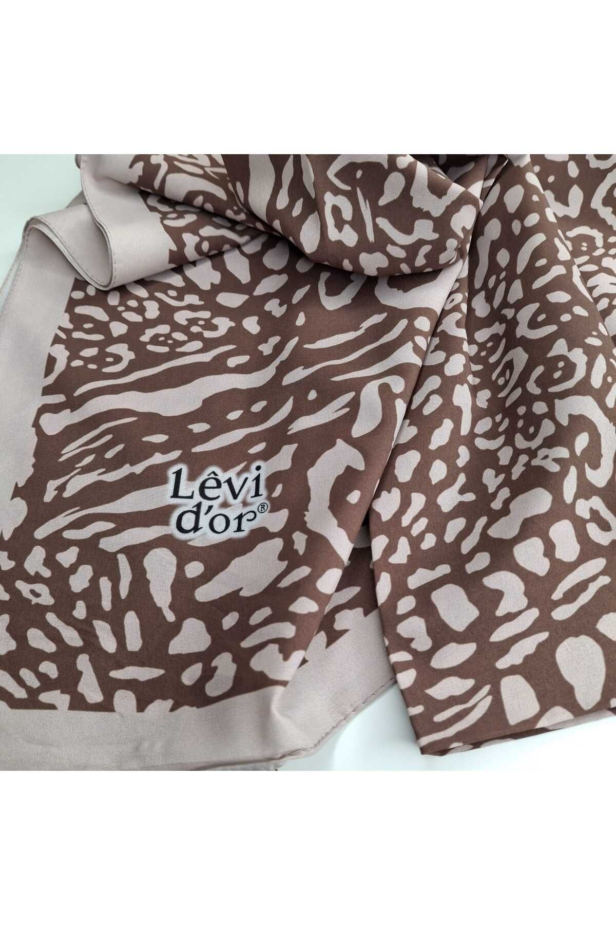 Levidor Elegance Leopar Desenli Şal