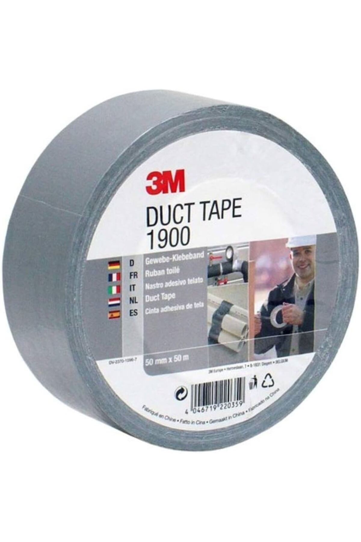 3M 50MMX50MT GRI BEZ BANT