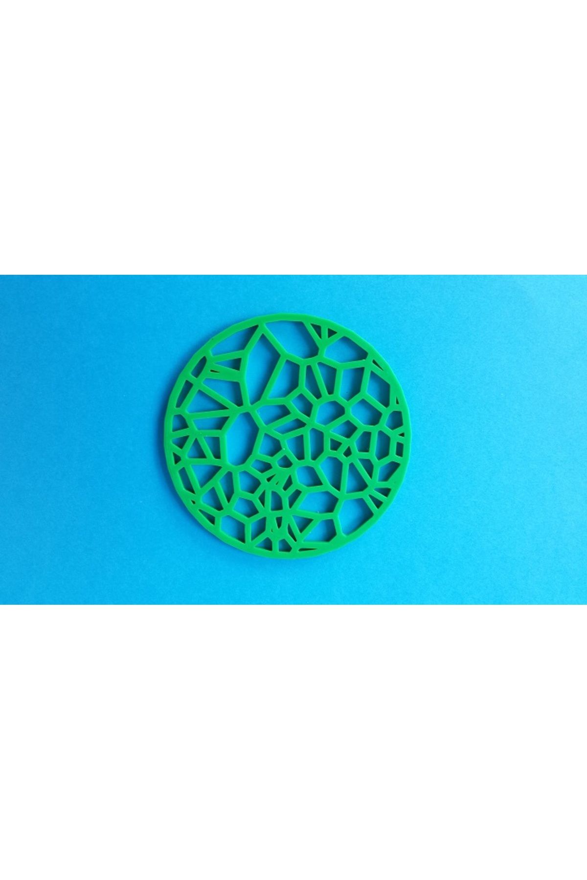 Vision Craft İçecek Coaster - Dairesel Voronoi (3 Adet)