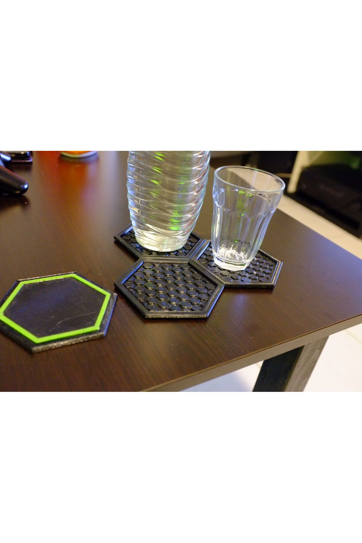 Vision Craft Hex coaster (3 Adet)