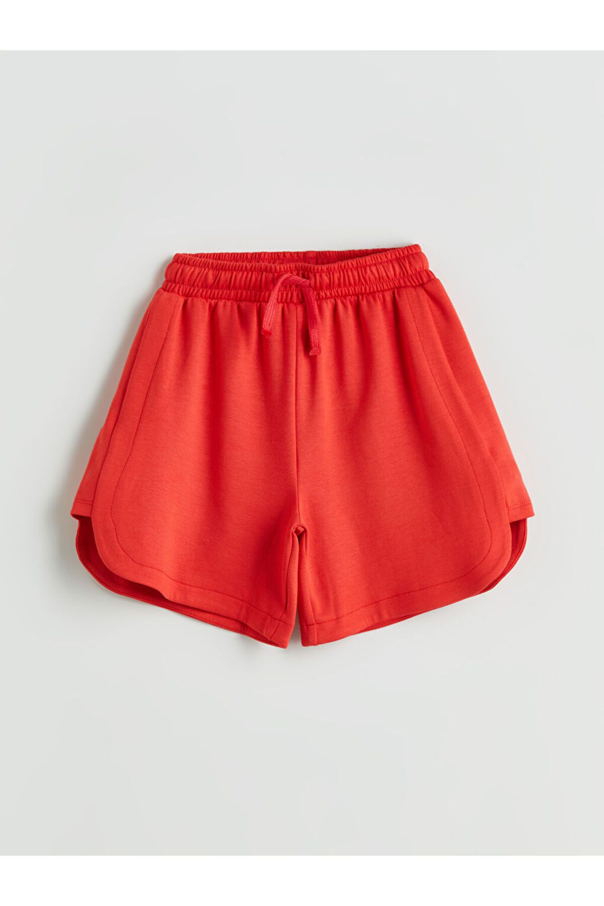 LC Waikiki-Sparkling Selections from Shining Store |   Red Girl's Shorts with Elastic Waist 5