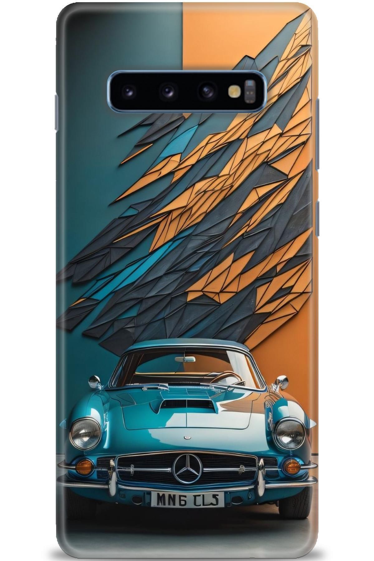 CooperTech Samsung Galaxy S10 Plus İle Uyumlu HD Baskılı Desenli Silikon Kılıf - 579