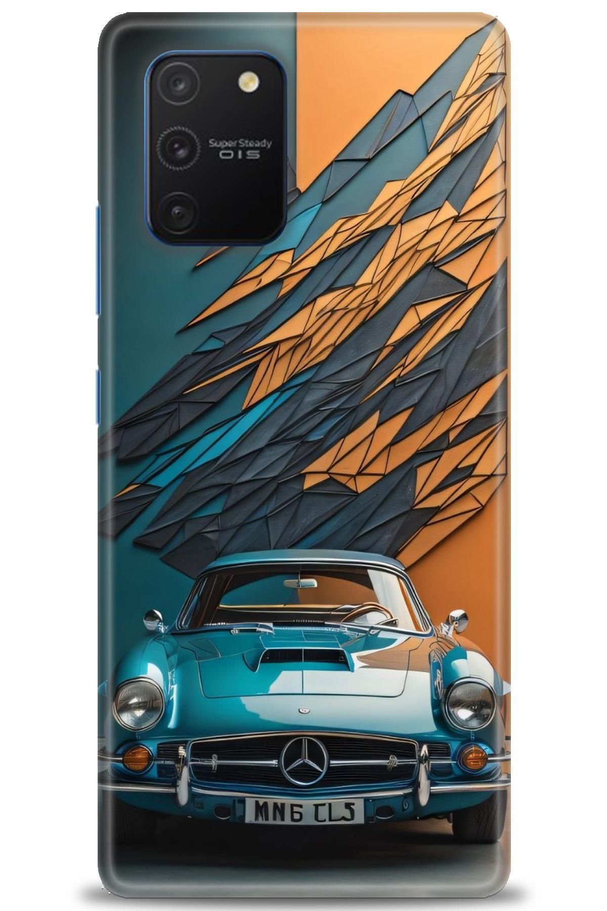 CooperTech Samsung Galaxy A91 İle Uyumlu HD Baskılı Desenli Silikon Kılıf - 579