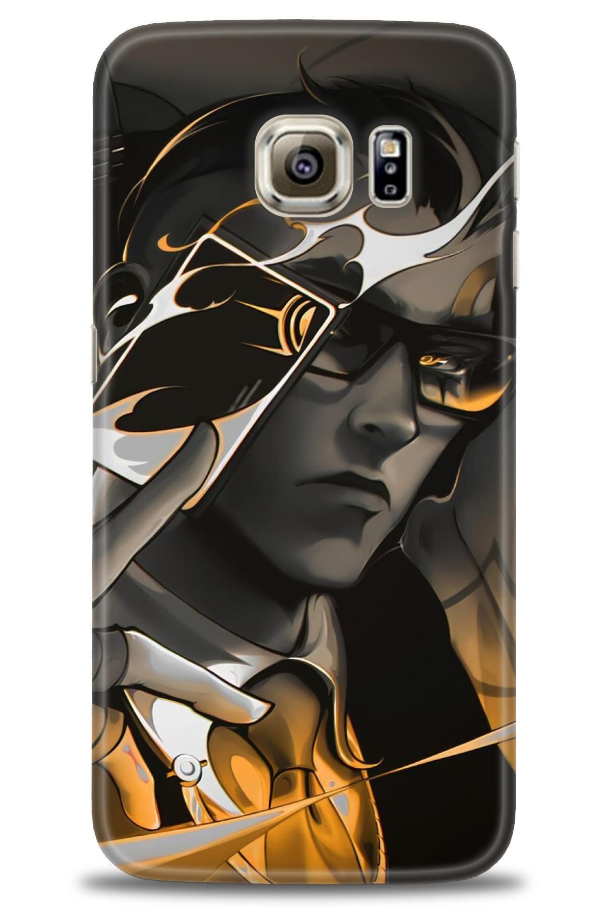 CooperTech Samsung Galaxy S6 Edge İle Uyumlu HD Baskılı Desenli Silikon Kılıf - 894