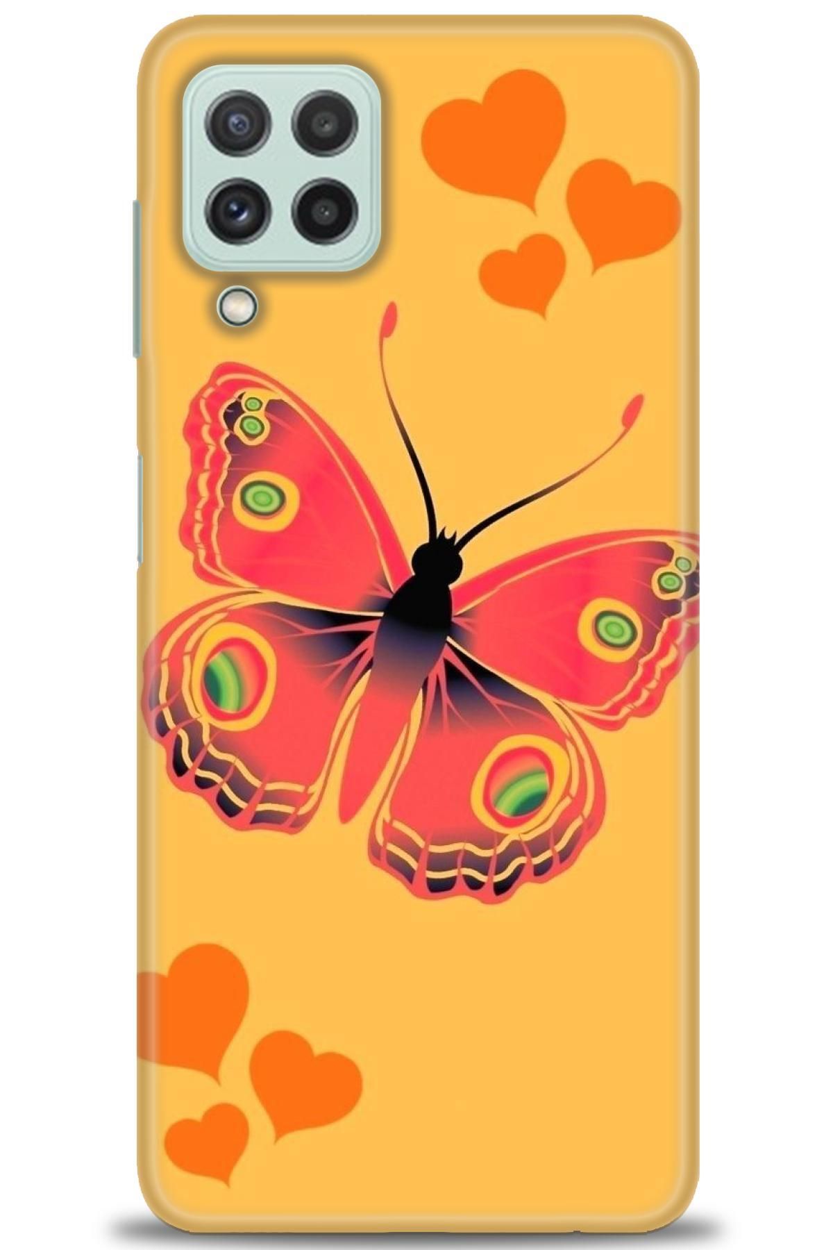 CooperTech Samsung Galaxy M32 İle Uyumlu HD Baskılı Desenli Silikon Kılıf - 119