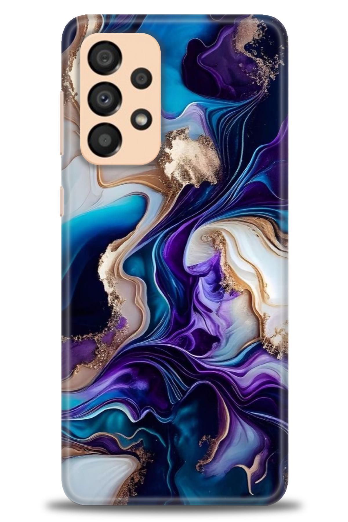 CooperTech Samsung Galaxy A33 5G İle Uyumlu HD Baskılı Desenli Silikon Kılıf - 48