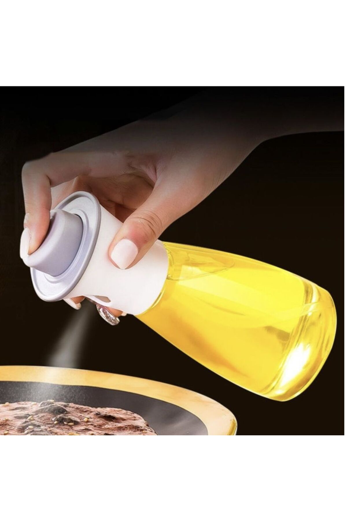 DEPPOSITE 220 ML Premium Sprey Cam Yağ Limon Sos Spreyi Yağ Şişesi Yağdanlık