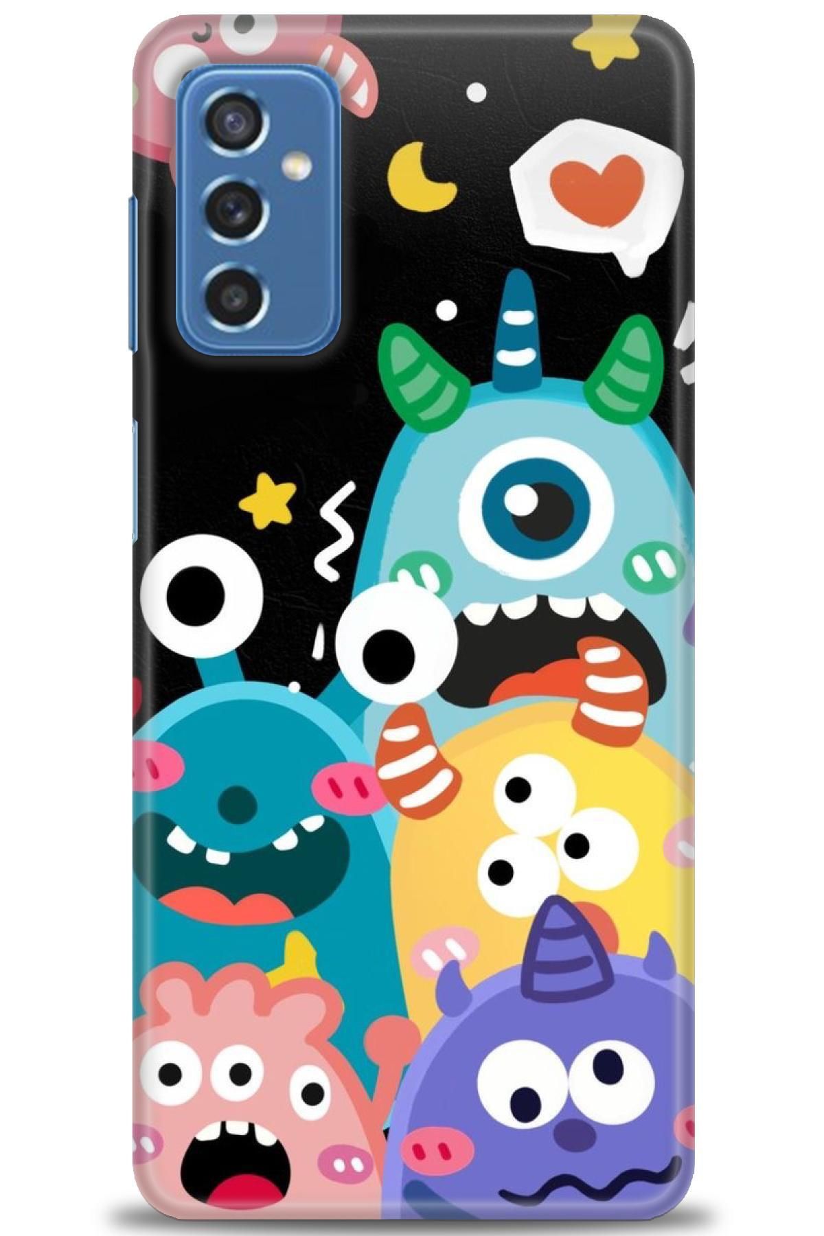 CooperTech Samsung Galaxy M52 5G İle Uyumlu HD Baskılı Desenli Silikon Kılıf - 876