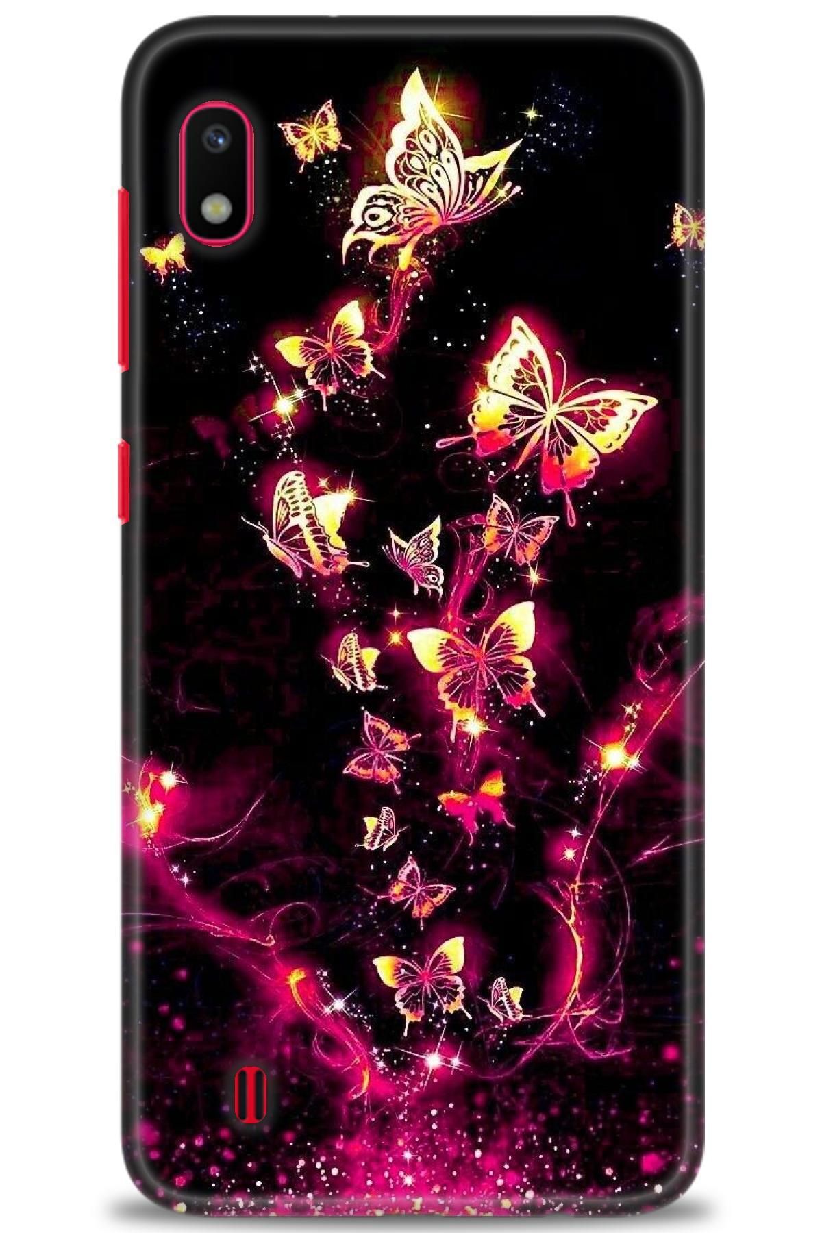 CooperTech Samsung Galaxy M10 İle Uyumlu HD Baskılı Desenli Silikon Kılıf - 614