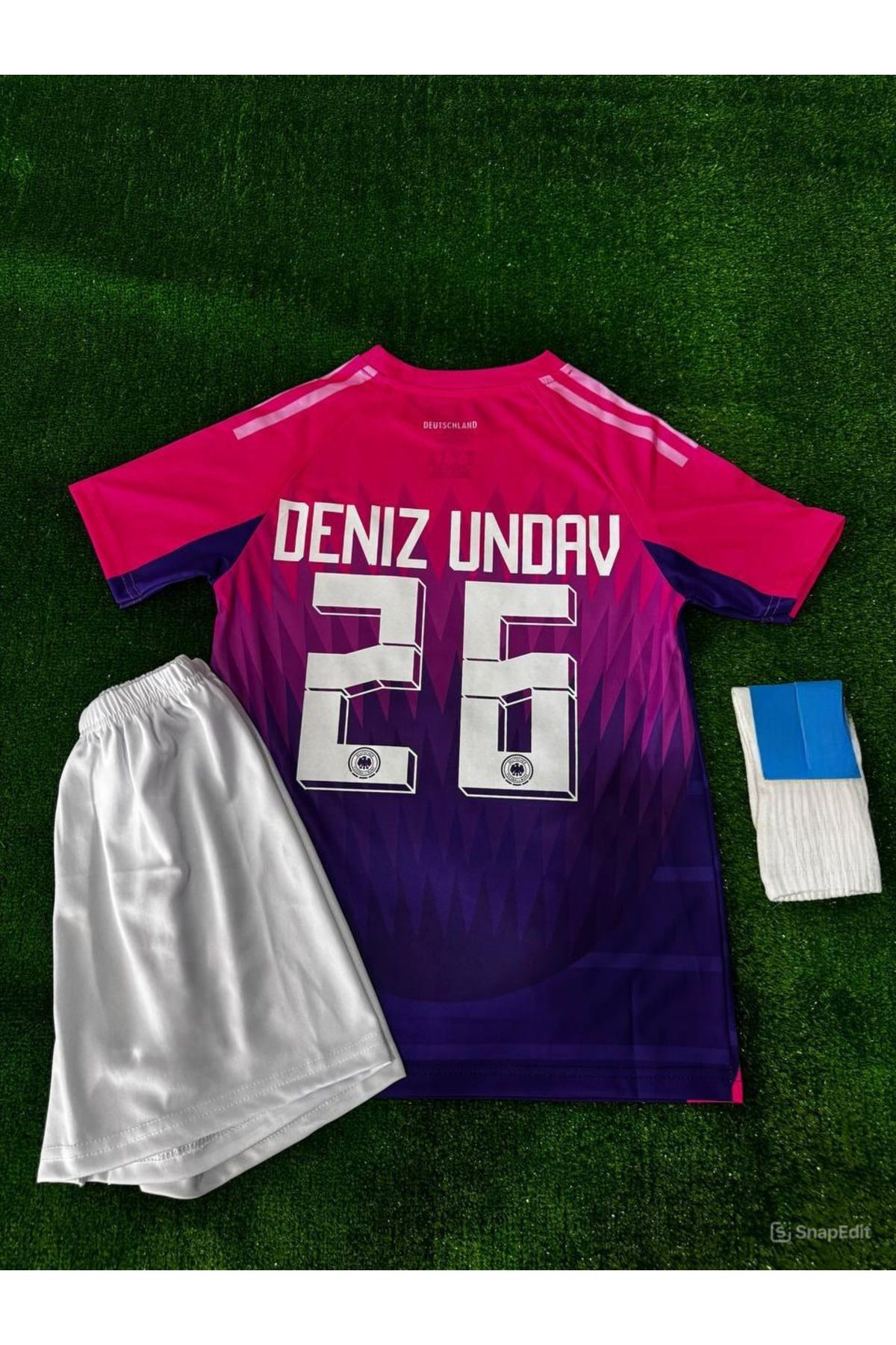 FAMİLYSTAN ALMANYA MİLLİ TAKIM DENİZ UNDAV PEMBE ÇOCUK FORMASI 4 LÜ SET