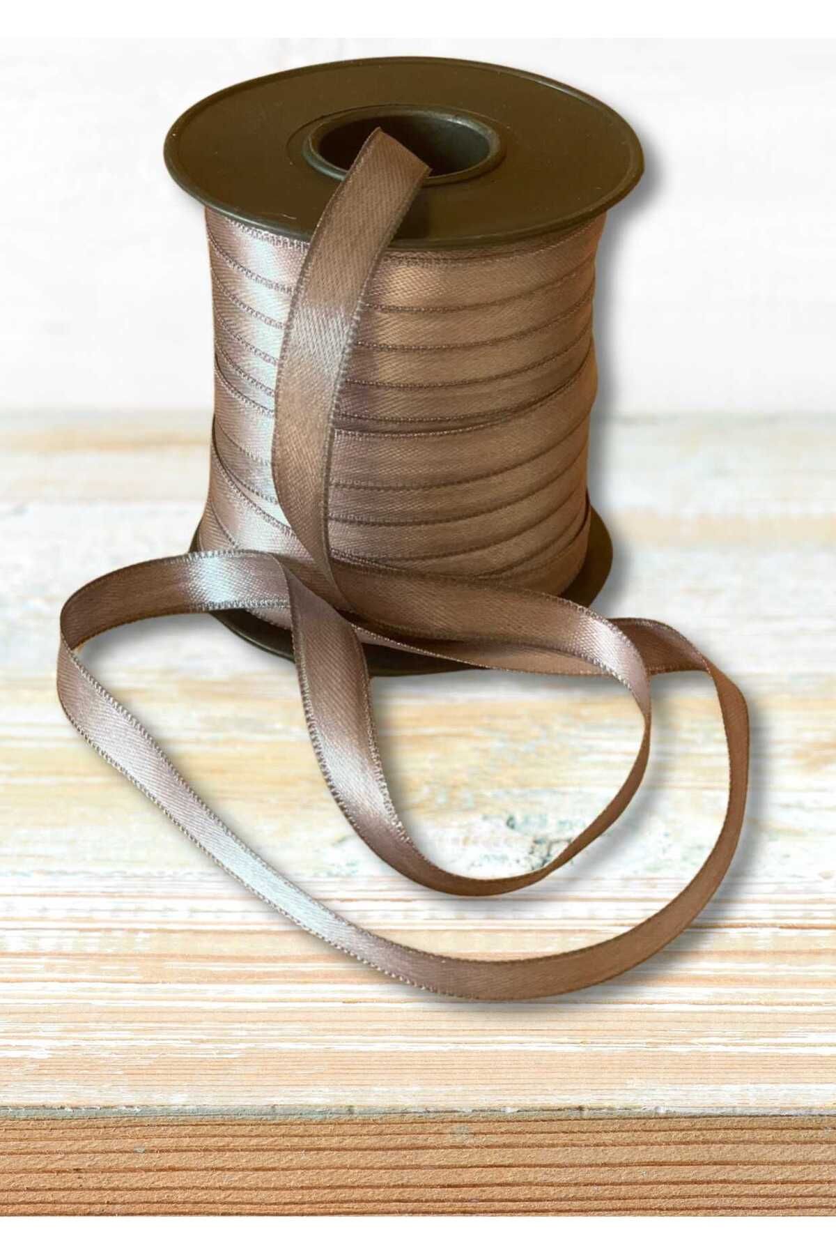 EL İŞİ DİY CRAFT Saten Kumaş Kurdele 1 cm x 100 metre El İşi Hediye Paketleme DIY Süsleme Şerit Fiyonk Yapı Dekoratif