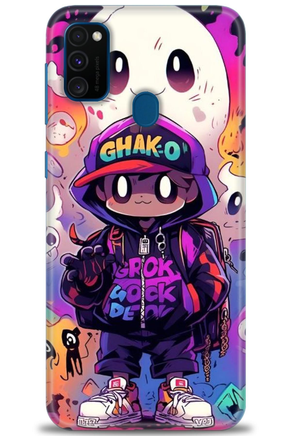 CooperTech Samsung Galaxy M30S İle Uyumlu HD Baskılı Desenli Silikon Kılıf - 911