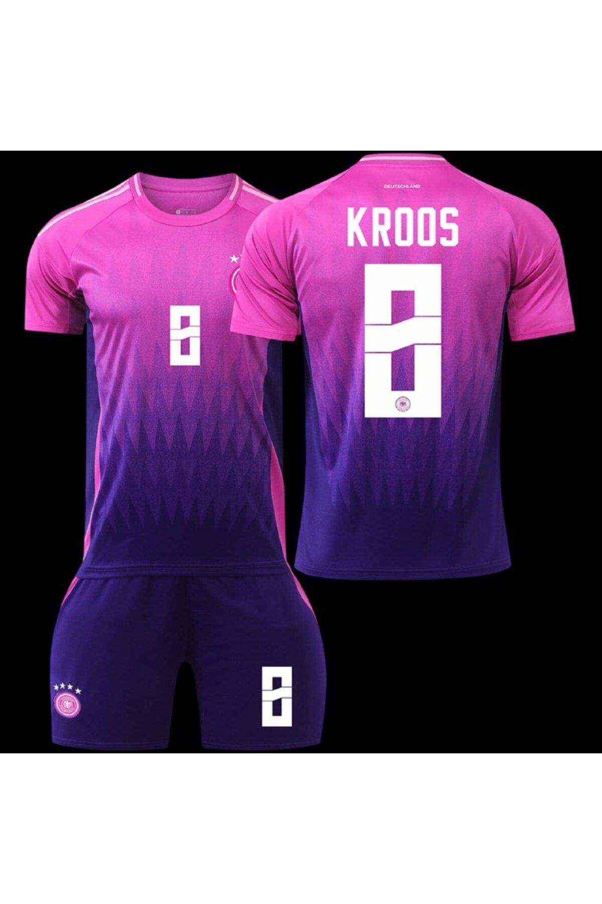 FAMİLYSTAN ALMANYA MİLLİ TAKIM KROOS PEMBE ÇOCUK FORMASI 4 LÜ SET
