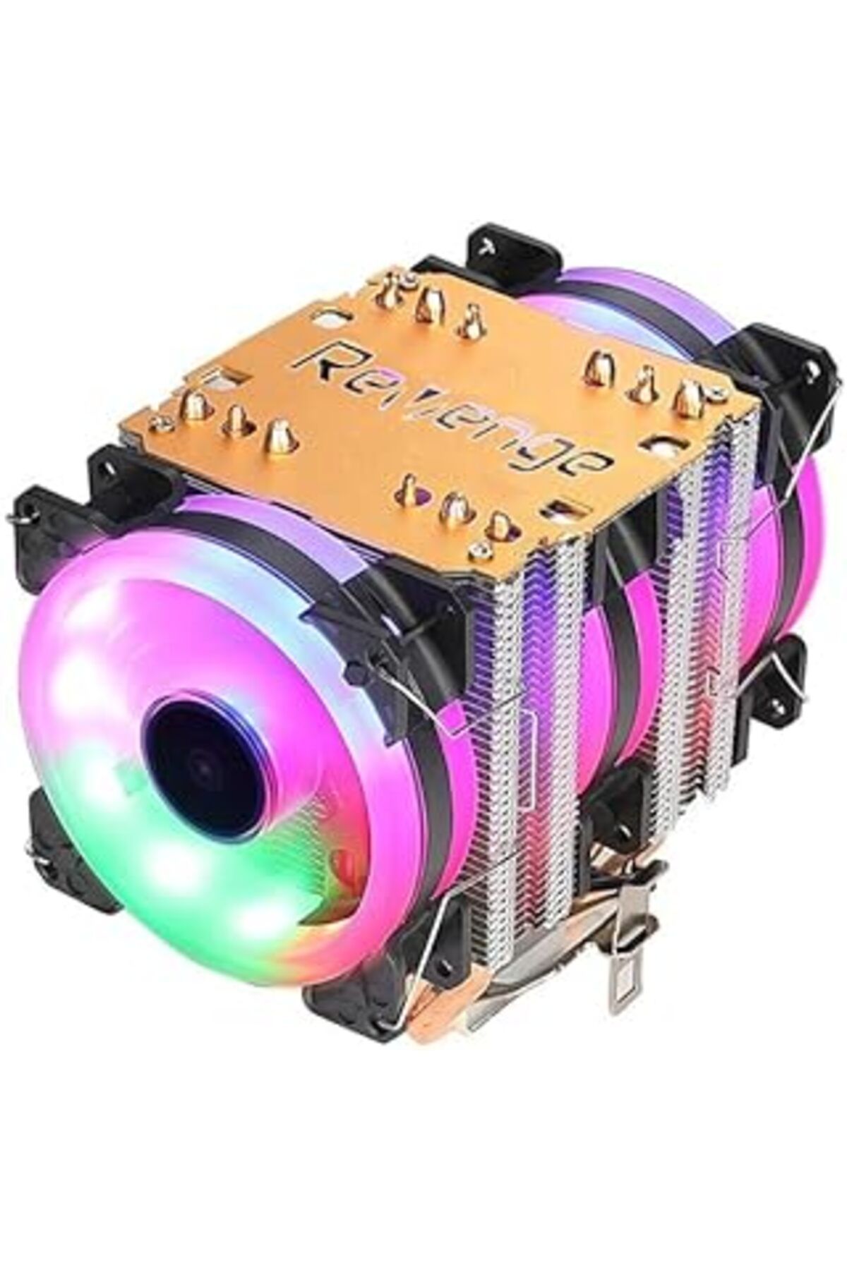 NETWORK ART Cold Frost Rgb Fanlı Intel Amd Uyumlu Bakır Borulu Cpu Soğutucu Işlemci Fanı (COLD FROST 603)
