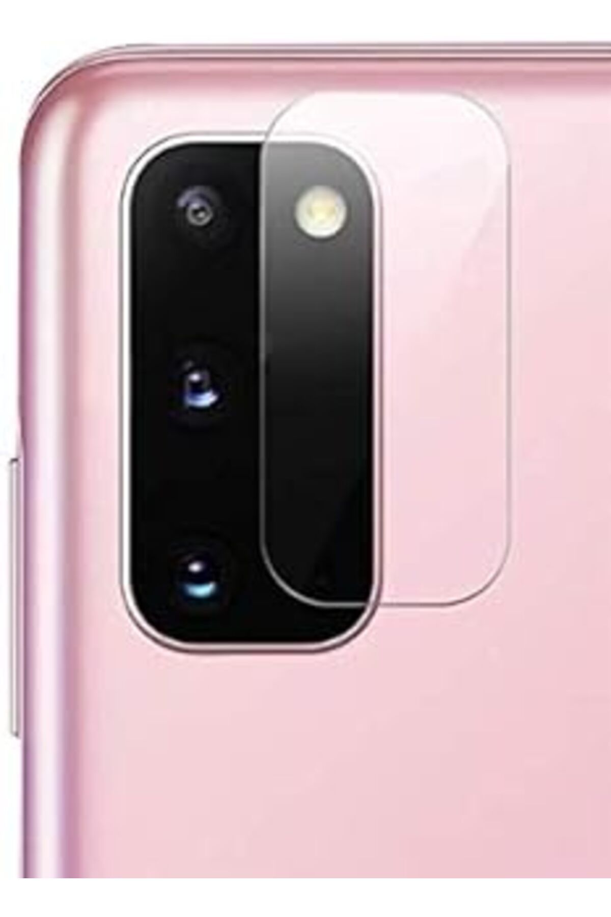 Qedii Samsung Galaxy S20 Uyumlu Kamera Koruyucu Cam (Şeffaf)