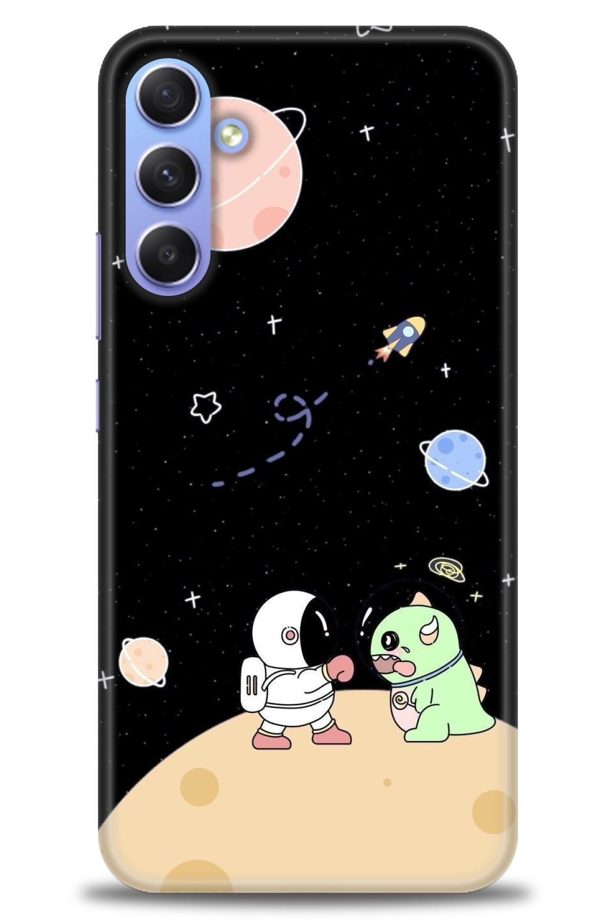 CooperTech Samsung Galaxy A24 İle Uyumlu HD Baskılı Desenli Silikon Kılıf - 380
