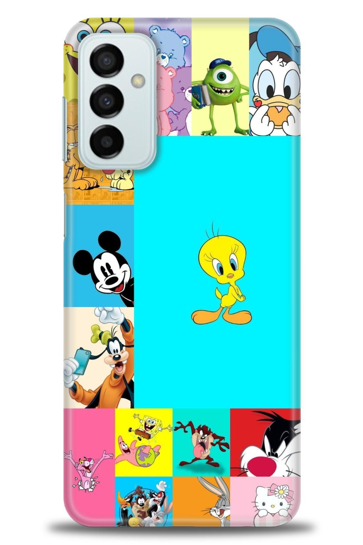 CooperTech Samsung Galaxy M23 İle Uyumlu HD Baskılı Desenli Silikon Kılıf - 957