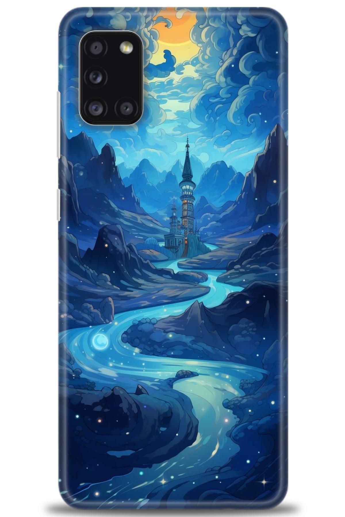 CooperTech Samsung Galaxy A31 İle Uyumlu HD Baskılı Desenli Silikon Kılıf - 218