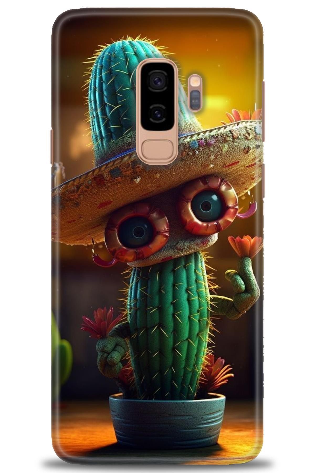 CooperTech Samsung Galaxy S9 Plus İle Uyumlu HD Baskılı Desenli Silikon Kılıf - 489