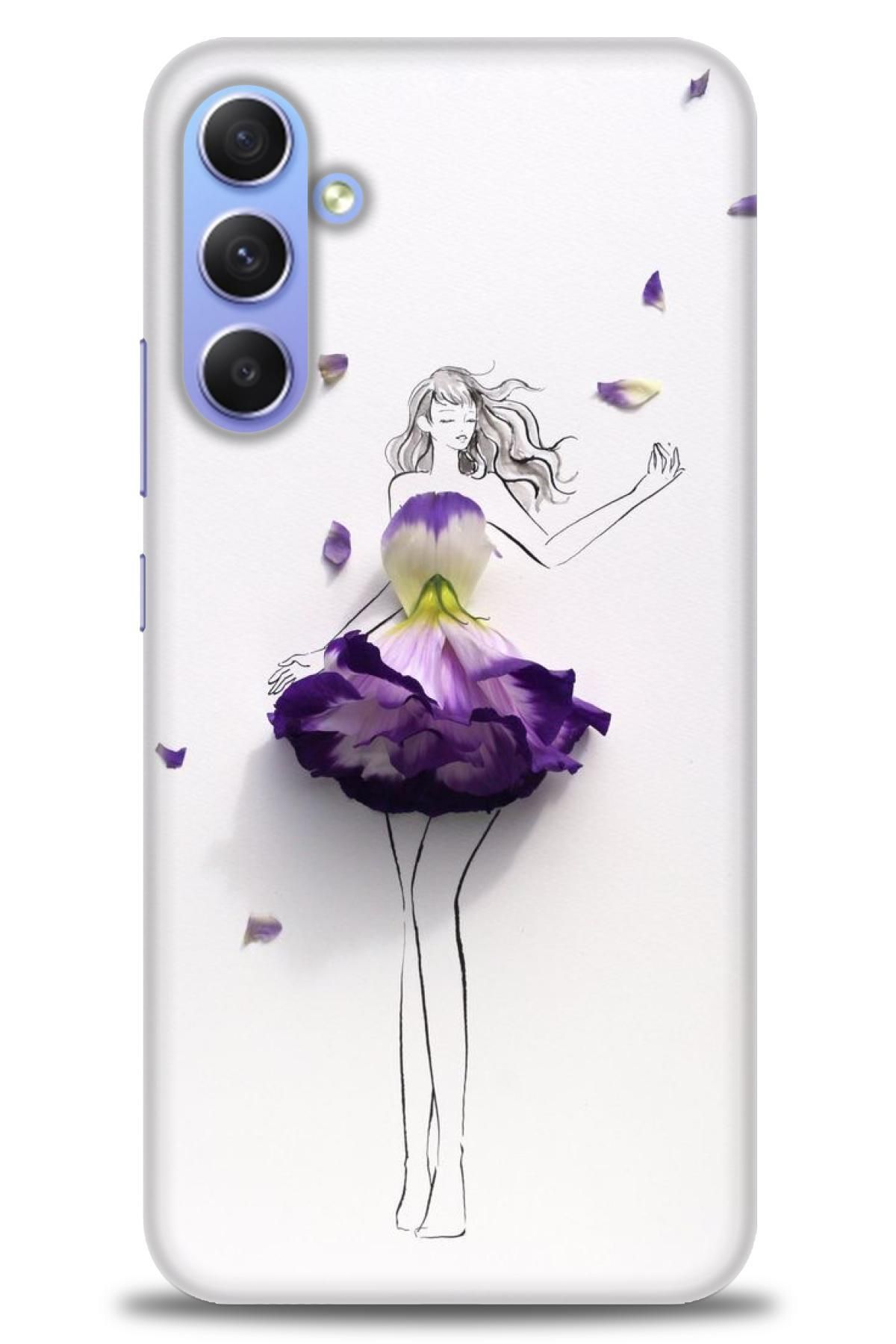 CooperTech Samsung Galaxy A34 İle Uyumlu HD Baskılı Desenli Silikon Kılıf - 740