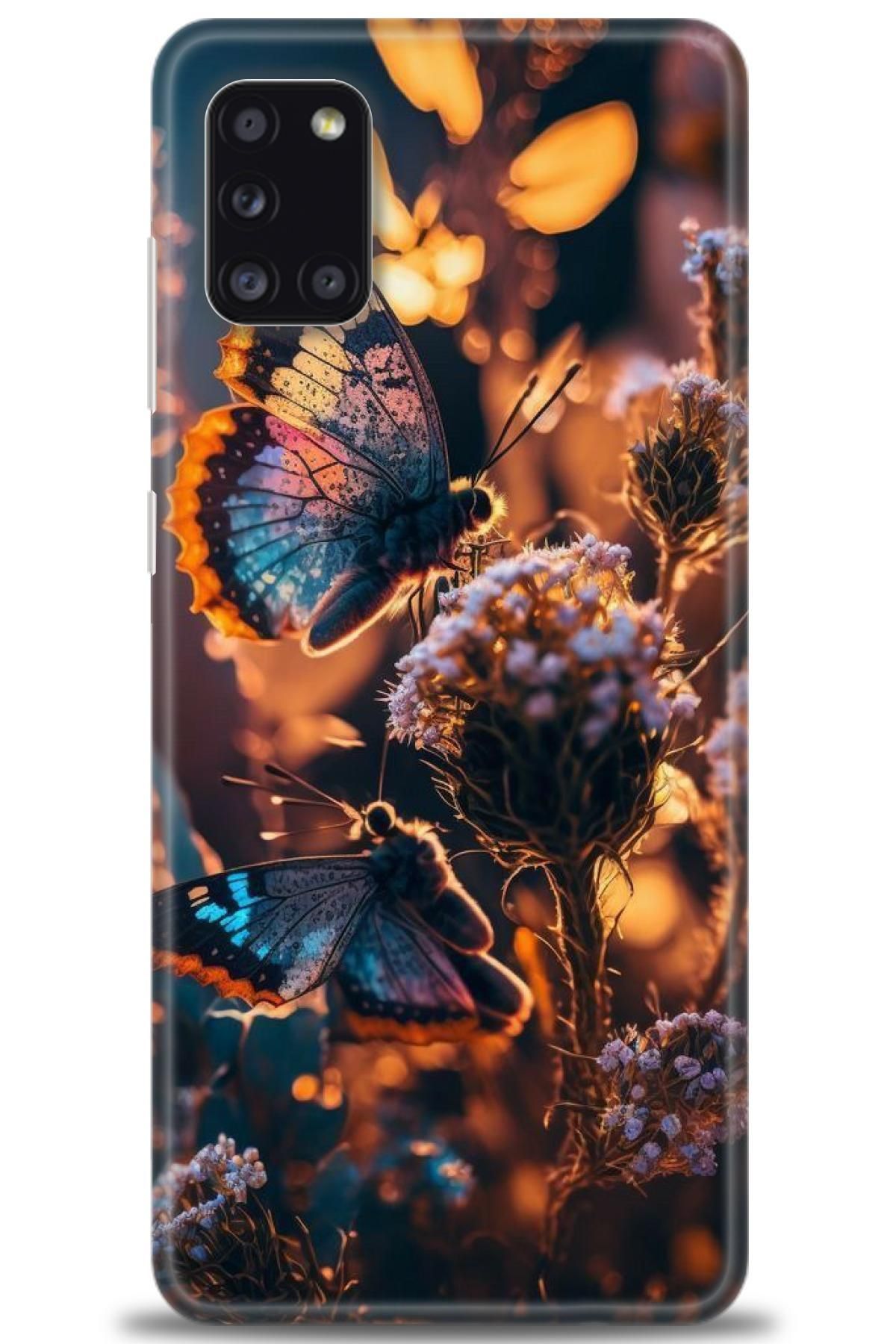 CooperTech Samsung Galaxy A31 İle Uyumlu HD Baskılı Desenli Silikon Kılıf - 696