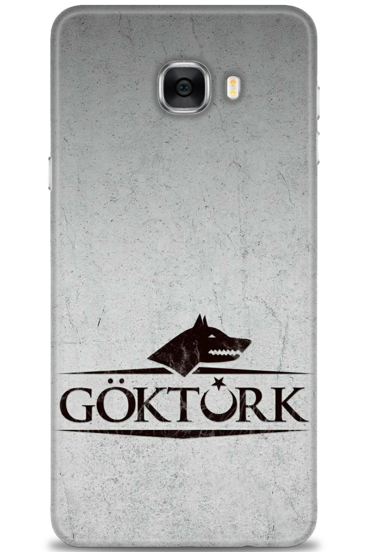 CooperTech Samsung Galaxy C7 İle Uyumlu HD Baskılı Desenli Silikon Kılıf - 470