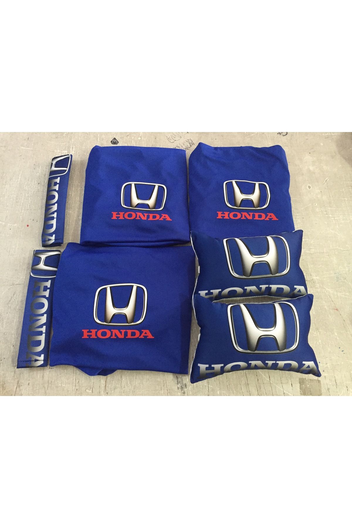 sekutuning honda servis kılıfı + yastık + kemerlik